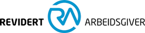 Horisontal versjon av logoen til Revidert Arbeidsgiver.